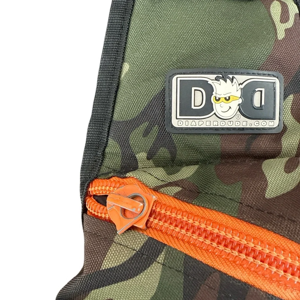 Diaper Dude Camo Dads Men Unisex Crossbody Messenger Multi-Pocket Diaper Bag